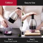 Fullstar Vegetable Chopper - Onion Chopper - Pro Food Slicer - Veggie Cutter with Container - Hand Dicer - Slicer & Dicer (Silver)