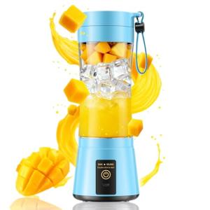 Cordless Personal Size Portable Blender - 380Ml Blender Smoothies and Shakes, BPA Free Traveling Juice Cup with Powerful Blending, Freshly Squeezed in Sports/Travel/Home