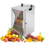 Dehydrator,Food Dehydrator,Dehydrater with18 Stainless Steel Trays, Food Dryer for Fruit, Meat, Beef, Jerky, Herbs and Pet Treats, with Adjustable Timer and Temperature Control