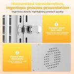 Dehydrator,Food Dehydrator,Dehydrater with18 Stainless Steel Trays, Food Dryer for Fruit, Meat, Beef, Jerky, Herbs and Pet Treats, with Adjustable Timer and Temperature Control