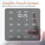 CARORI 9-in-1 Electric Pressure Cooker 6 Quart Black, Stainless Steel Pot, 12 Preset Functions with Touchscreen, Safe Steam Release, Stew, Slow Cook, Rice, Sauté, Warmer