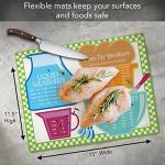 Cut N' Funnel Measure of a Good Cook Flexible Plastic Cutting Board Mat 15" X 11.5" Made in the USA