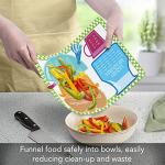 Cut N' Funnel Measure of a Good Cook Flexible Plastic Cutting Board Mat 15" X 11.5" Made in the USA