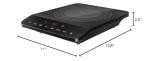 Empava Portable Induction Hot Plate Cooktop, Countertop Electric Stove with Single Burner, 3 Preset Modes, Shatterproof Glass Top, 110~120V Plug-In for Kitchen, RV, and Outdoor Camping