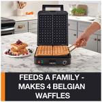 KRUPS 4-Slice Belgian Waffle Maker with Removable Plates