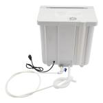 Portable Countertop Dishwasher, 1200W Mini Dishwasher with 12 Water Outlets and 360° Spraying Cleaning, White Fully Automatic Dishwashing Machine for Homes, Dormitories, Recreational Vehicle