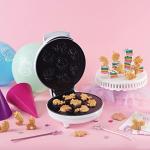 Unicorn Mini Waffle Maker- Creates 7 Different 3D Animal Shaped Waffles in Minutes- A Fun Cool Magical Breakfast for Kids & Adults - Electric Non-Stick Waffler Iron, Pancake Baker, Xmas Gift for Girls