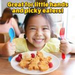 Unicorn Mini Waffle Maker- Creates 7 Different 3D Animal Shaped Waffles in Minutes- A Fun Cool Magical Breakfast for Kids & Adults - Electric Non-Stick Waffler Iron, Pancake Baker, Xmas Gift for Girls