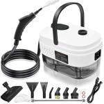Handheld Steam Cleaner,2500W High Pressure Steam Cleaner with 11 pcs Accessories,Portable Steam Cleaner for Home,Car Detailing,Furniture,Kitchen,Grout,Floor,Tile