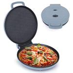 Courant Pizza Maker 12 inch Pizzas Machine, Newly improved Cool-touch Handle Non-Stick plates Pizza oven & CalzoneMaker, Electric Countertop Oven for Home or School, 12” Indoor Grill/Griddle, Teal