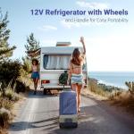 BODEGA BODEGACOOLER 12 Volt Car Refrigerator(38 Quart),Single Zone Car Fridge APP Control, (-4℉-68℉) Electric Compressor RV Fridge Cooler 12/24V DC and 100-240V AC for Outdoor,Travel,Camping