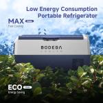 BODEGA BODEGACOOLER 12 Volt Car Refrigerator(38 Quart),Single Zone Car Fridge APP Control, (-4℉-68℉) Electric Compressor RV Fridge Cooler 12/24V DC and 100-240V AC for Outdoor,Travel,Camping