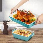 Hacaroa Set of 3 Elegant Ceramic Bakeware Dishes