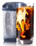 HyperChiller HC2CB Patented Iced Coffee/Beverage Cooler, NEW, IMPROVED,STRONGER AND MORE DURABLE! Ready in One Minute, Reusable for Iced Tea, Wine, Spirits, Alcohol, Juice, 12.5 Oz, Charcoal Black