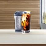 HyperChiller HC2CB Patented Iced Coffee/Beverage Cooler, NEW, IMPROVED,STRONGER AND MORE DURABLE! Ready in One Minute, Reusable for Iced Tea, Wine, Spirits, Alcohol, Juice, 12.5 Oz, Charcoal Black