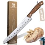 Purple Dragon Bread Knife, Serrated Knives for Homemade Bread Sourdough, German High Carbon Steel Cake Knife and Fruits Cutting, Gift Box, Anniversary Idea Christmas Gift for Men and Women