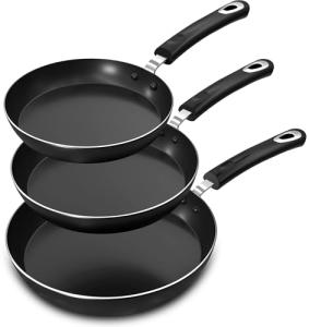 Utopia Kitchen Nonstick 3-Piece Omelette Pan Set