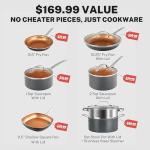 Gotham Steel 12-Piece Nonstick Ceramic Cookware Set