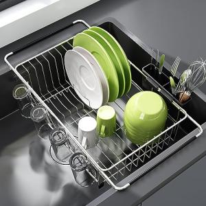 Expandable Stainless Steel Dish Drying Rack