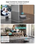 Lefant M310 Ultra Robot Vacuum and Mop, 6000Pa Suction-Slim Robotic Cleaner with ToF LiDAR Navigation, Accurate Obstacle Avoidance, WiFi/App/Alexa Control, 170min Runtime, for Pet Hair and Home