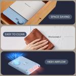 Elite Gourmet EIND57BL SlimStore™ Induction Cooktop, Touch Controls, Ultra Thin 2" Profile, 10 Power Levels, Temps 140°F to 465°F, Fast Heat Up, Blue