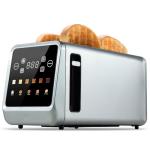 Long Slot Toaster 4 Slice, Touch Screen LED Display, 1.5” Extra Wide Slots for Thick Bread & Bagels, Countdown Timer, Memory Function, Dual Independent Control, 6 Shade Settings, Stainless Steel