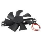 uxcell DV 18V Plastic Cooling Fan for Induction Cooker Black