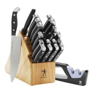 HENCKELS Statement Razor-Sharp 20-Piece Knife Set with Block, With Bonus Sharpener, German Engineered Informed by 100+ Years of Mastery