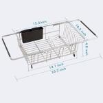 Expandable Stainless Steel Dish Drying Rack
