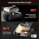 roborock F25 GT Vacuum Mop All in One, Wet Dry Vacuum Cleaner Cordless, 20000Pa Floor Cleaner Machine for Tile Hardwood Wood Vinyl Floor, Edge to Edge Self Cleaning Electric Mop with 180° Lie-Flat