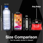 AnySharp – EDITIONS – Hands Free Knife Sharpener - Easy to Use Sharpening Tool with PowerGrip Suction Base and 20-Degree Pre-set Angle - For All Knives: Chef’s, Serrated, and Hardened Steel - Red