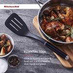 KitchenAid Classic Nylon Slotted Turner, 13.66-Inch, Black