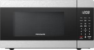 Frigidaire 0.9 CU. FT. Microwave, Digital Control Panel - Auto Cooking Settings - Child Safety Lock - Stainless Steel