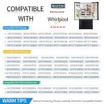 UPGRADED WPW10212139 Refrigerator Door Bin Shelf Compatible with Whirlpool Refrigerator Door Shelf Parts GI6SDRXXY WRF555SDH,For Whirlpool Replacement Fridge Shelves-Left Side Cantilever Bin W10212139