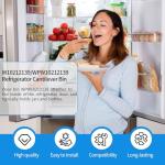 UPGRADED WPW10212139 Refrigerator Door Bin Shelf Compatible with Whirlpool Refrigerator Door Shelf Parts GI6SDRXXY WRF555SDH,For Whirlpool Replacement Fridge Shelves-Left Side Cantilever Bin W10212139