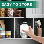 250ML Electric Garlic Chopper, Mini Portable Vegetable Chopper, Food Processor with USB Charging for Onion, Garlic, Chili, Ginger, Veggie