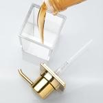 mDesign Clear Plastic Soap Dispenser Pump Set