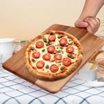 Gtencemen Acacia Wood Cutting Board with Handle Best Cheese for Charcuterie Board Kitchen Wooden Chopping Block for Meat Vegetable Bread Fruit Serving Board Wood Butcher Block Carving Board, 17" X 10"