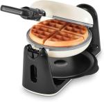 DASH Flip Belgian Waffle Maker With Ceramic Coating for Individual 1" Thick Waffles – Cream