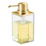 mDesign Clear Plastic Soap Dispenser Pump Set
