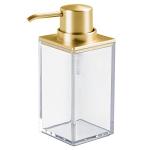 mDesign Clear Plastic Soap Dispenser Pump Set