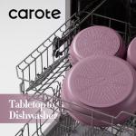 CAROTE 5pcs Pots and Pans Set Non stick,Cookware Set Detachable Handle,kitchen essentials,RV kitchen pot and pan,Induction Cookware,Oven Safe,PFOA PFOS FREE,Purple