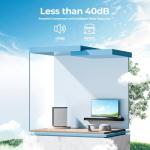 Electactic 3.2 Cu.ft Small Freezer, Mini Upright Freezer with Adjustable Thermostat, Removable Shelves, Reversible Single Door, for Bedroom/Home/Dorms/Apartment, Silver