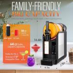 Slushie Machine for Home, 80 oz Slushy Maker with Self-Cleaning Function, 6 Preset Programs, No Ice Needed, Frozen Drink Machine for Slush, Margaritas, Frappés, Bartesian Cocktail and More