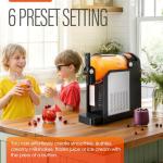 Slushie Machine for Home, 80 oz Slushy Maker with Self-Cleaning Function, 6 Preset Programs, No Ice Needed, Frozen Drink Machine for Slush, Margaritas, Frappés, Bartesian Cocktail and More