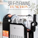 Slushie Machine for Home, 80 oz Slushy Maker with Self-Cleaning Function, 6 Preset Programs, No Ice Needed, Frozen Drink Machine for Slush, Margaritas, Frappés, Bartesian Cocktail and More