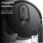 XIEBro Robot Vacuum and Mop Combo, 2 in 1 Robotic Vacuums Cleaner with 3200Pa Max Suction, App/Wi-Fi/Voice, Robot Vacuum with Schedule, Self-Charging, Slim, for Pet Hair, Hard Floor, Carpet