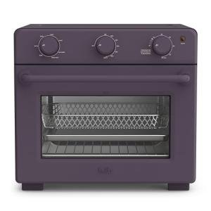 bella Air Fry Toaster Oven, 7 Preset Cooking Options, Dishwasher-Safe EverGood Coated Trays Included, 60-Minute Auto Shutoff w Audible Timer, Power Indicator Light, 1700 Watt, Plum