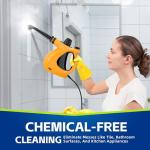 Handheld Pressurized Steam Cleaner with 11 Accessories