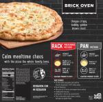 Red Baron Cheese Trio Brick Oven Pizza 17.82 Oz